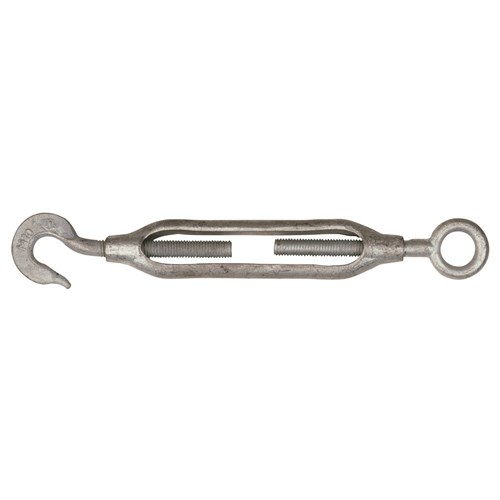 TURNBUCKLE GALVANISED HOOK / EYE M12